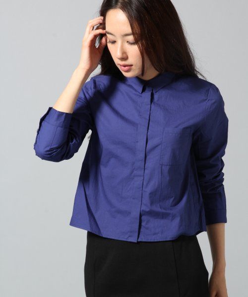 ブロードショートカラーシャツ