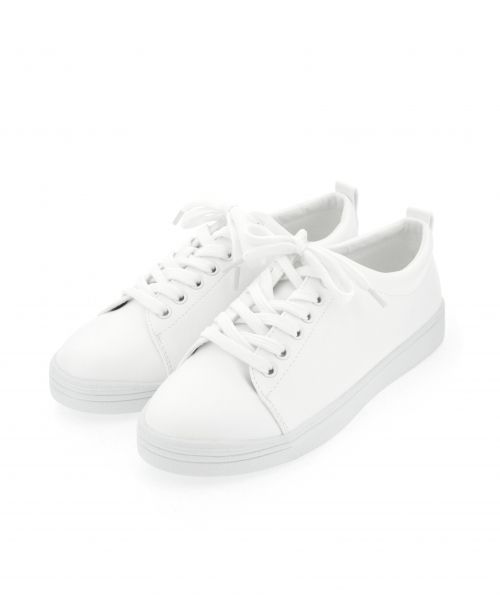 フェイクレザーレースＵＰスニーカー