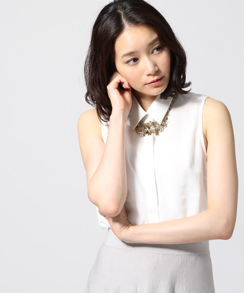 キリカエノースリーブシャツ(turno jeana)