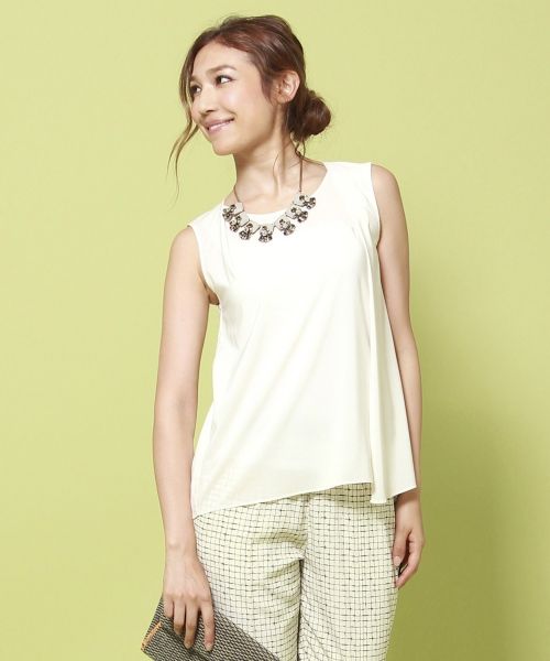 ノースリーブカットソー