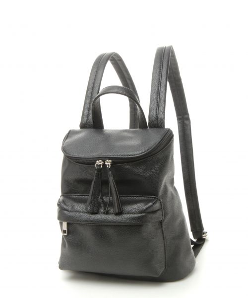 【6/2 プライスダウン】フェイクレザータッセルＺＩＰミニリュック