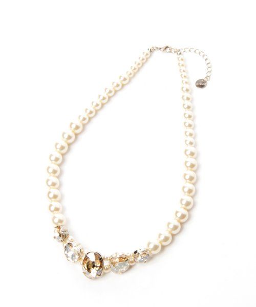 5ストーンパールネックレス/mikoa