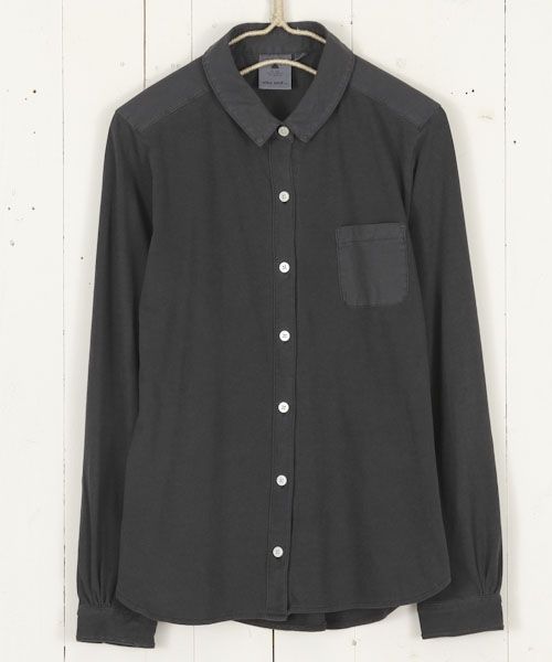 綿テンジクセイヒンゾメシャツ