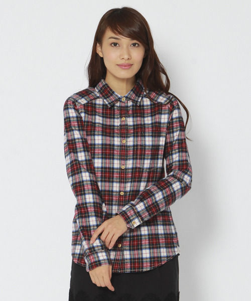 チェックシャツ