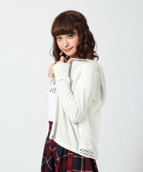 ウラケバックシャンＺＩＰパーカーロングスリーブ