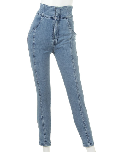 切替スキニーデニム