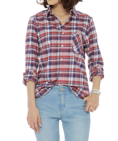 ウォーミーネルチェックシャツ