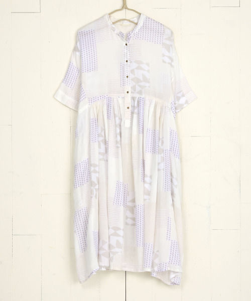 【3,000円(税込3,240円)】ビエラパッチワークプリントワンピース