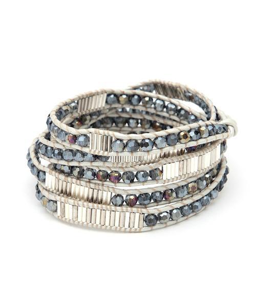 マルタケビーズラップスレスレット