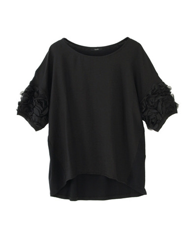 レーススリーブTシャツ