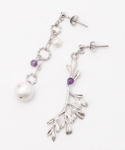 オリジナル リーフピアス