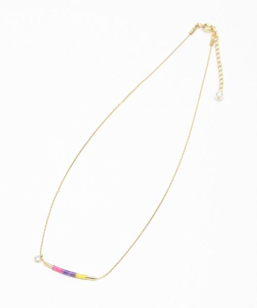 カラフルイトマキネックレス