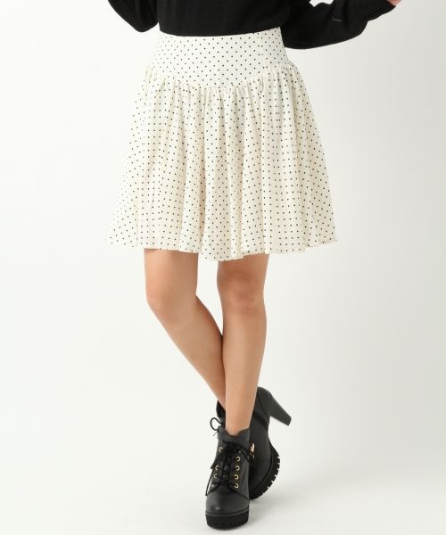 ドットフレアスカート