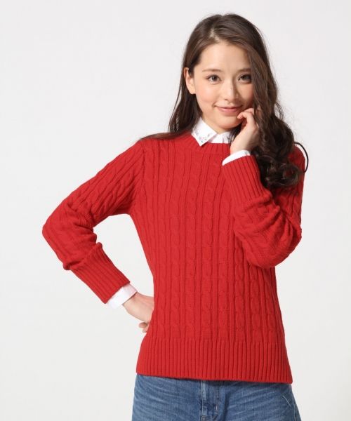 5ゲージフトケーブルプルオーバーロングスリーブ