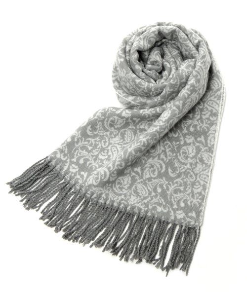 ペイズリージャガードストール/mikoa