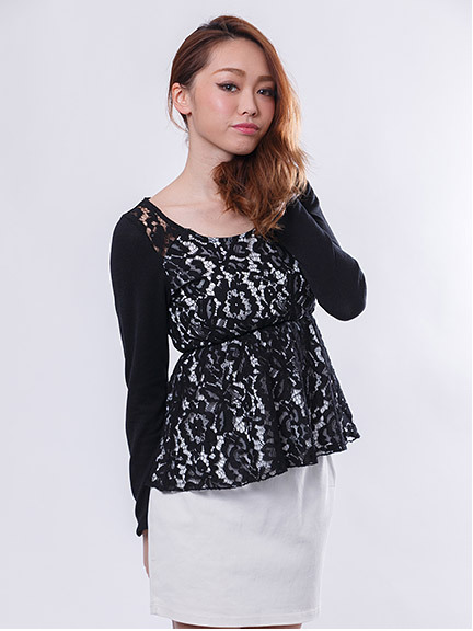 ローズレースチュニック