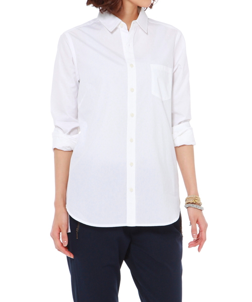 ブロードロングシャツ