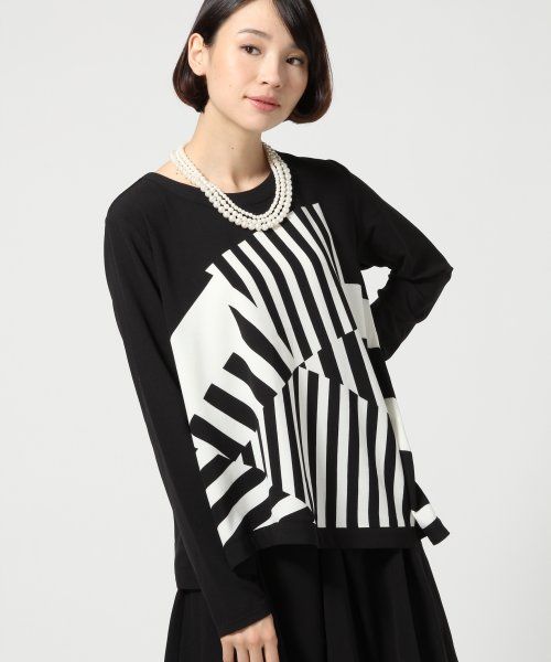 キカガクプリント／アシメブラウス