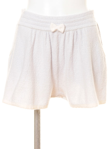 moco mocoメランジリボンショートパンツ