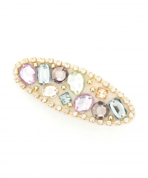 マルチカラーストーンクリップ/mikoa