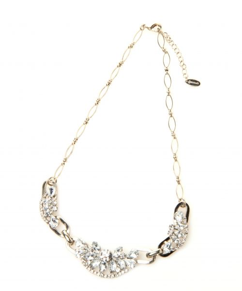 ビジューチェーンネックレス