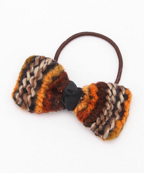 ニットリボンヘアゴム