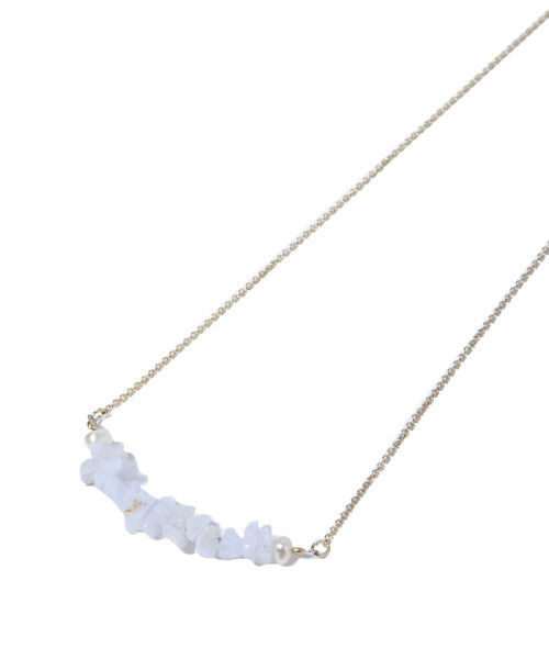 さざれ天然石ネックレス