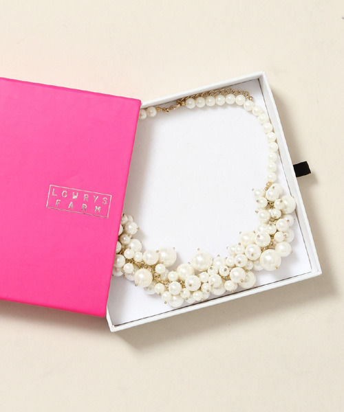 ボリュームパールネックレス＊