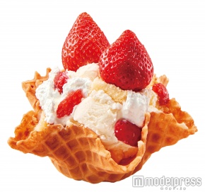 コールド・ストーン、高級苺“あまおう”まるごとアイスが限定登場／｢あまおう｣680円