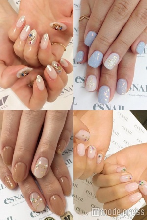 最旬シアーネイルなら冬の万人モテが叶っちゃう！／画像提供：esNAIL