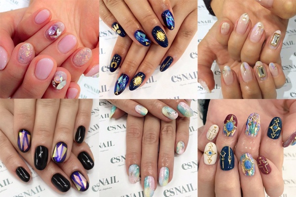 きらきら“オーロラネイル”ならみんなの視線を集めちゃう！／画像提供：esNAIL