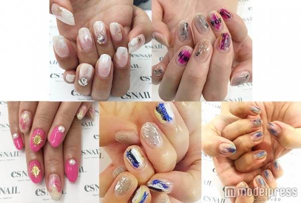 「わざと欠けてる」がおしゃれ！“塗りかけネイル”5選／画像提供：esNAIL