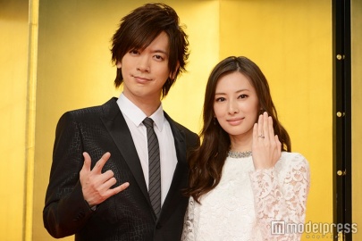 DAIGO＆北川景子／結婚会見より（C）モデルプレス
