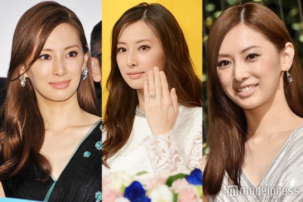 結婚会見での北川景子（中央）が“ナチュラル”で可愛い♡メイクの変化に注目（C）モデルプレス