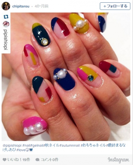 タッキーネイル/chipitarouさんInstagramより