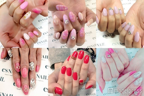 見るだけで女子力UP！胸きゅんピンクネイル6選／画像提供：esNAIL