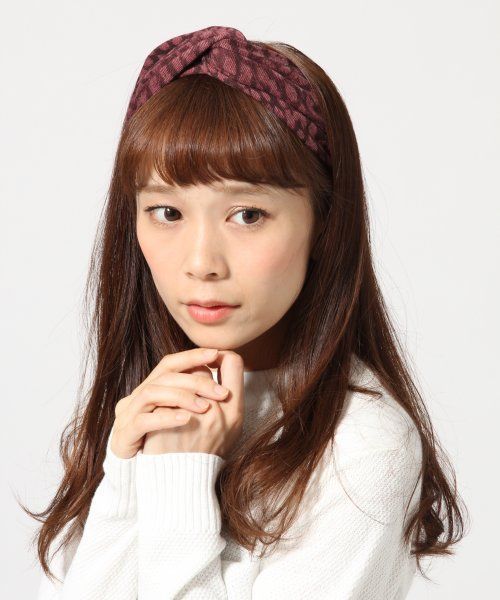 レオパードヘアバンド
