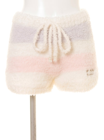 moco moco'ジェラート'3ラインボーダーショートパンツ