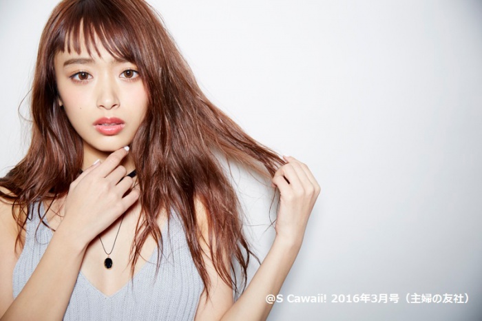 近藤千尋の前髪“ちぴバング”を真似する女子が急増中/「S Cawaii!」3月号(画像提供:主婦の友社)
