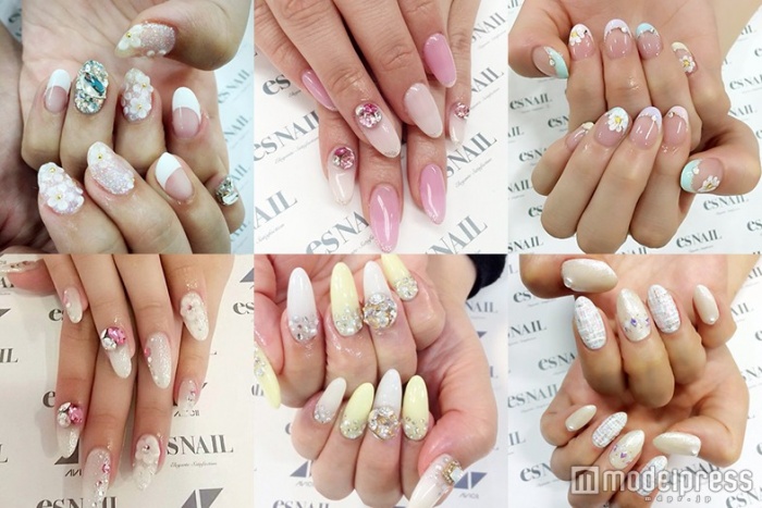 “ロマンティックフェミニン”ネイルで2016年春夏トレンドを先取り／画像提供：esNAIL