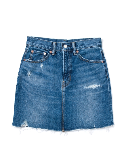 【X-girl Jean】DISTRESSED DENIM SKIRT