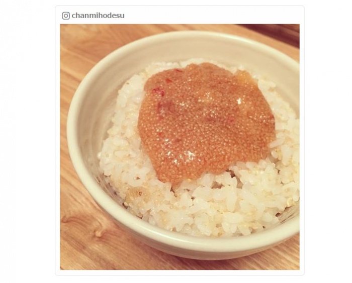 スーパーフードが明太子に変身！？カンタン作り方／chanmihodesuさんInstagramより