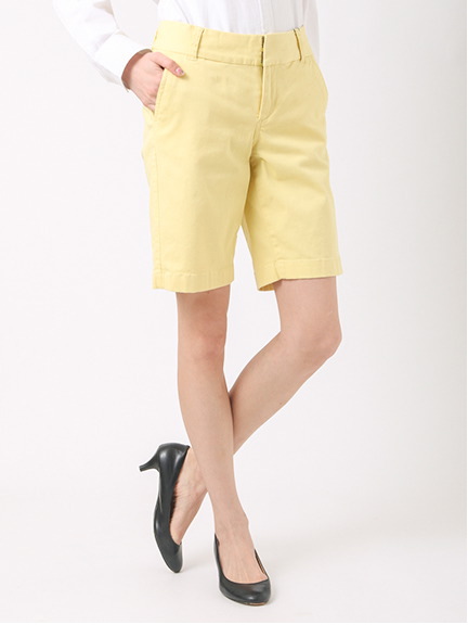 綿サテンハーフパンツ