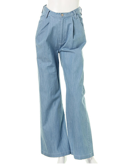 デニムワイドパンツ