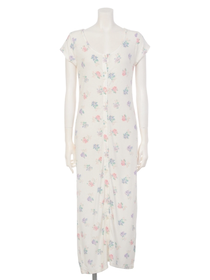 リボンフラワーマキシドレス