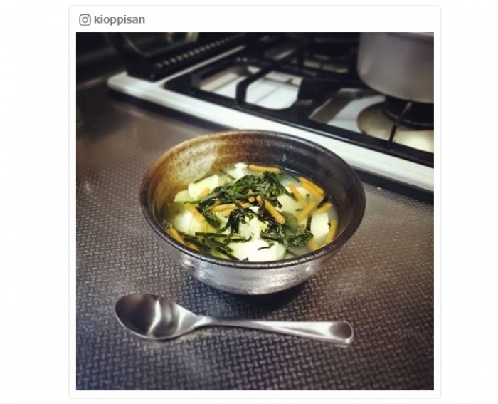 低カロリー＆お腹に溜まる／kioppisanさんInstagramより
