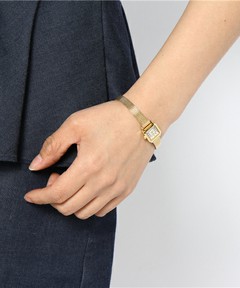 ミニ スクエアフェイス メッシュベルト 時計