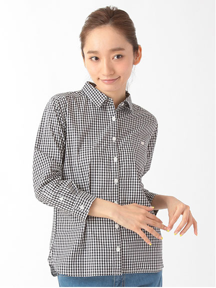 ブロードギンガムシャツ 1702904-22-18-11