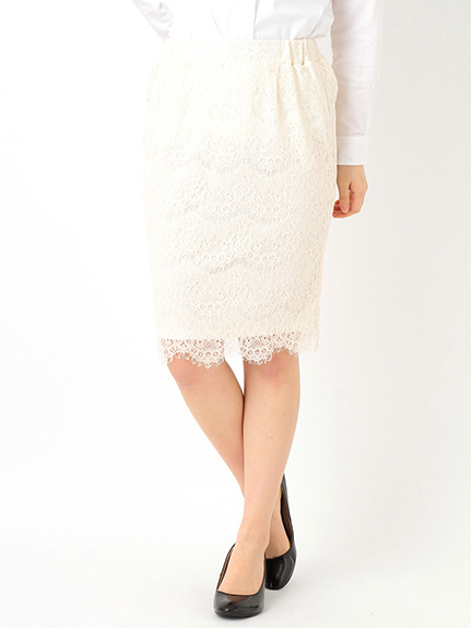 ラッセルレースタイトスカート