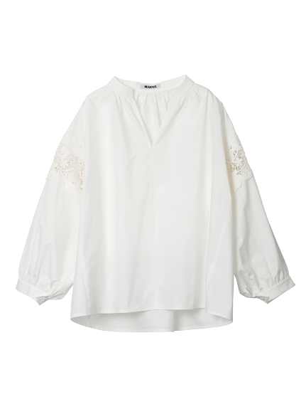 LACE SLEEVE BLOUCE